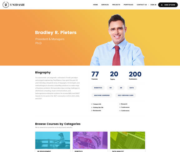 Unidash Course Instructors